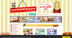 Desktop Screenshot of cookinggamesclub.com